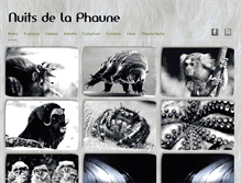 Tablet Screenshot of phaune.com